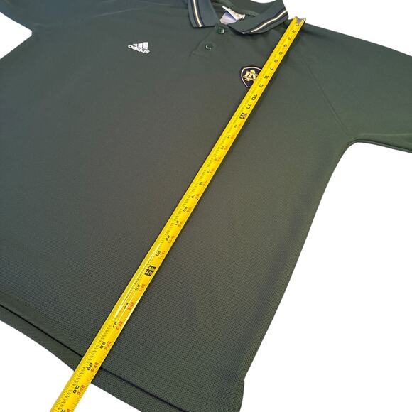 Adidas Notre Dame Football Golf Polo Green Shirt Sz XL - Picture 5 of 6